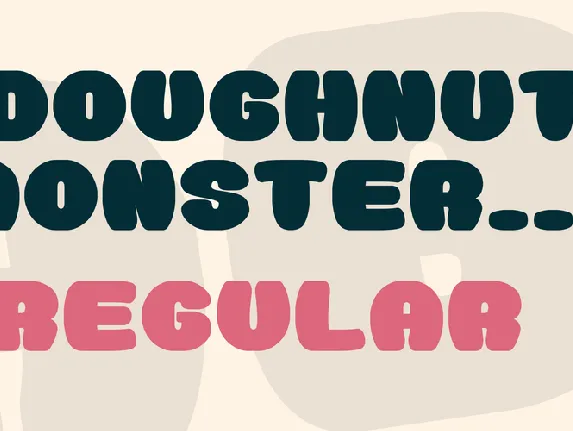 Doughnut Monster__G font