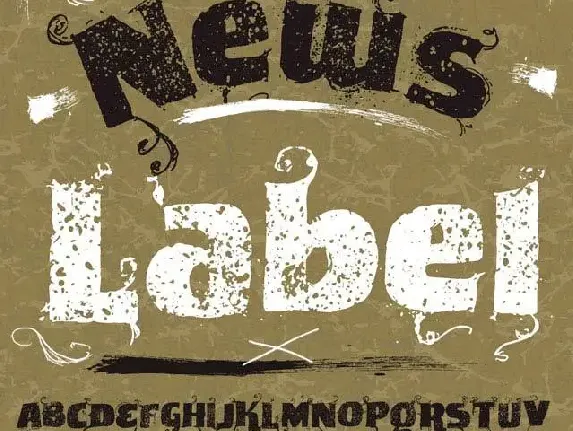 VTKS News Label font