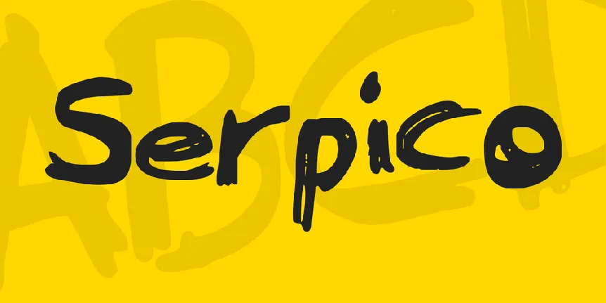 Serpico font