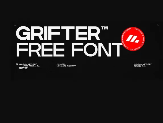 Grifter Sans Serif font