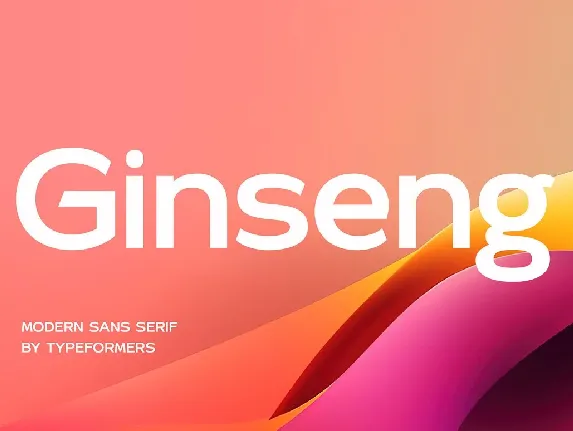 Ginseng font