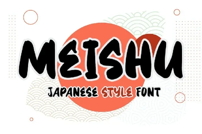 Meishu font