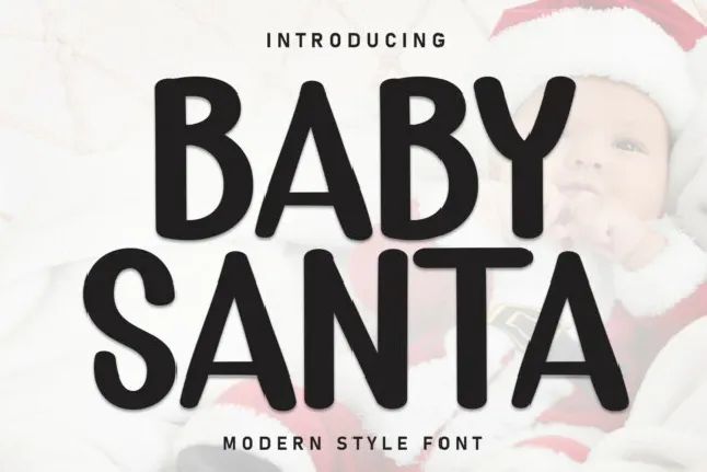 Baby Santa Display font