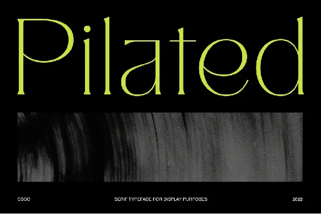 Pilated Free font