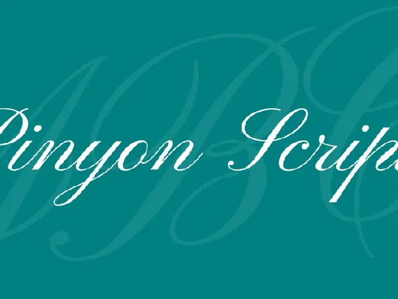 Pinyon Script font