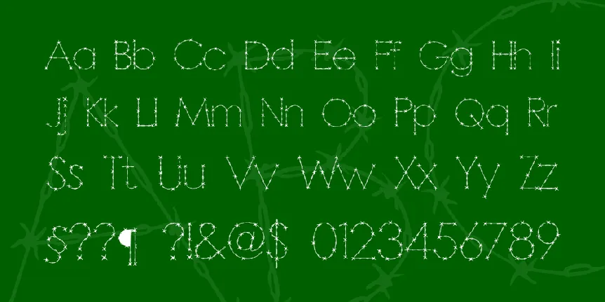 Barbarello font