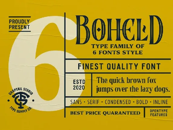 Boheld Serif font