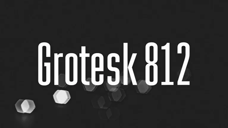 Grotesk 812 font