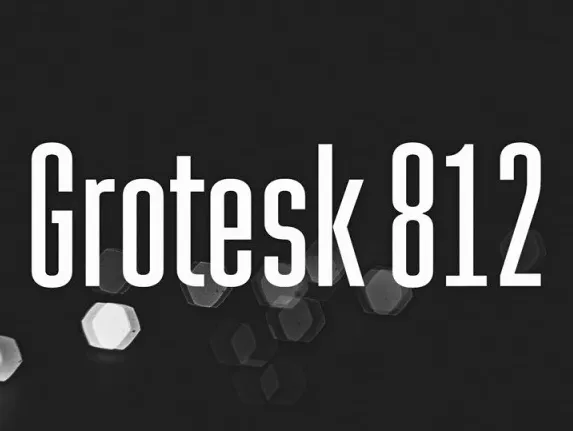 Grotesk 812 font