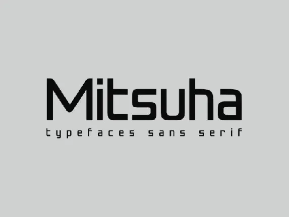 Mitsuha font