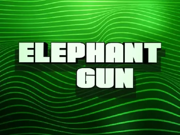 Elephant Gun Display font