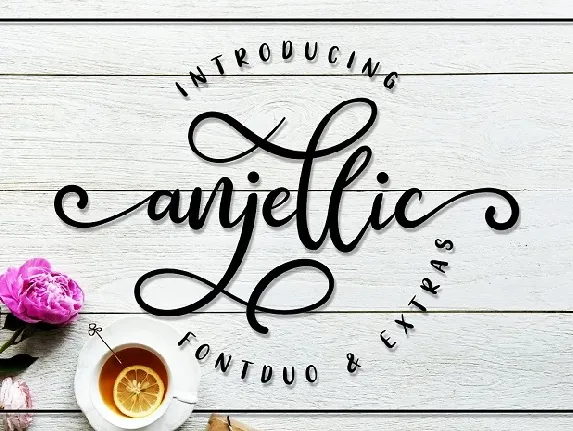 Anjellic Script font