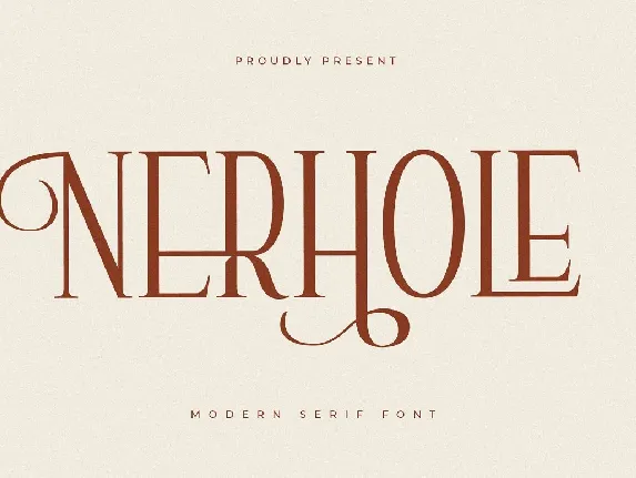 Nerhole font