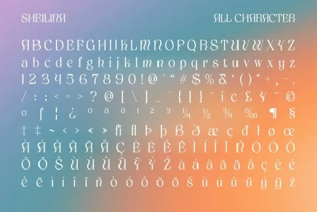 Sheilina font