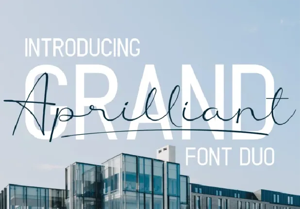 Grand Aprilliant Duo Free font