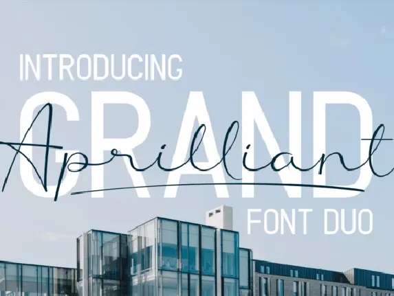 Grand Aprilliant Duo Free font