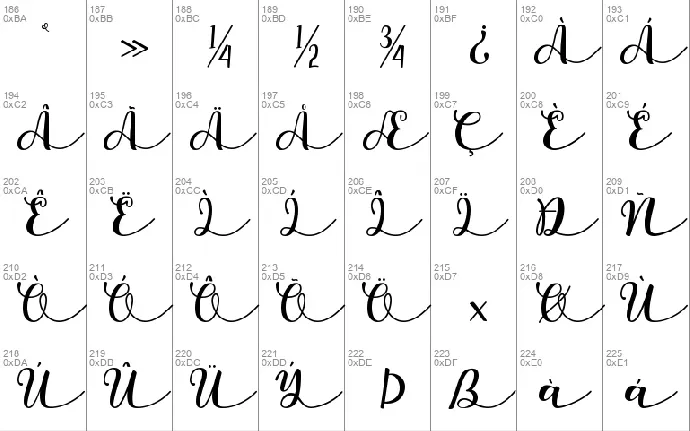 Namira font