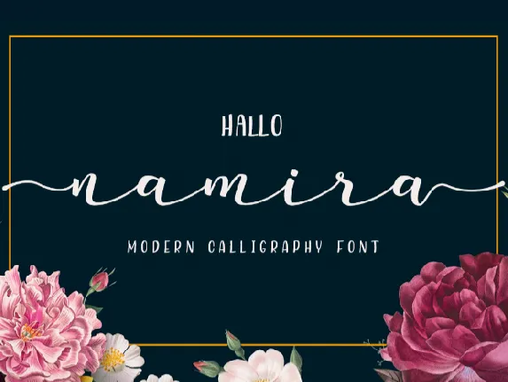 Namira font