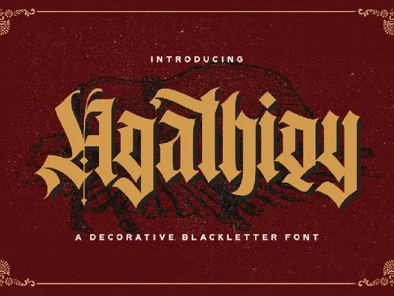 Agathiqy font