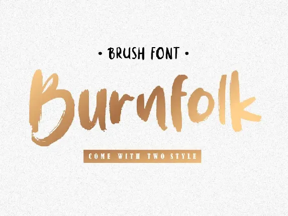 Burnfolk Demo Version font