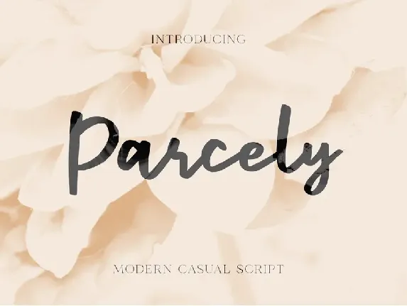 Parcely Free font