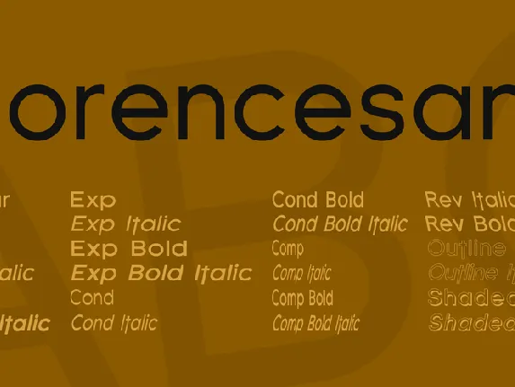 Florencesans font