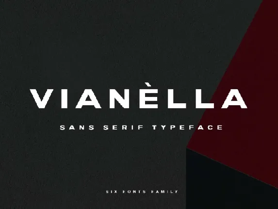 Vianella Sans Serif Family font