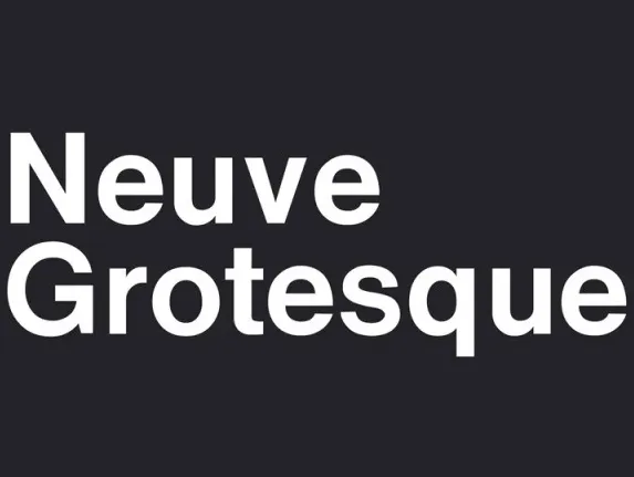 Neuve Grotesque font