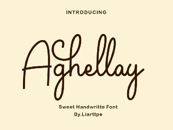 Aghellay font