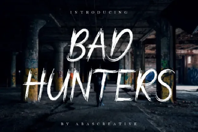 Bad Hunters font