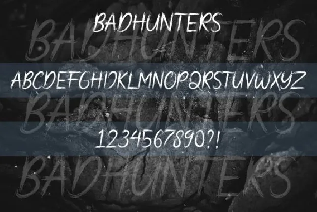 Bad Hunters font