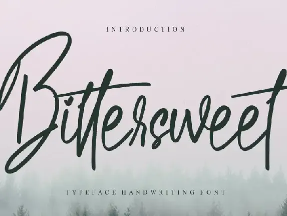 Bittersweet Script font