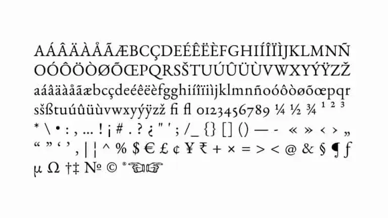 Benne Serif font