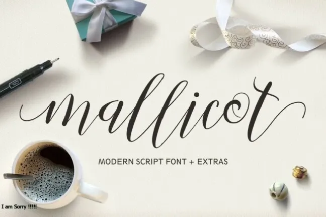 Mallicot Script font