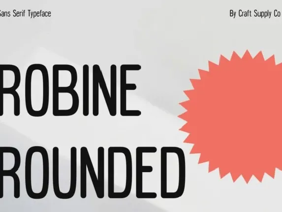 Robine Rounded font