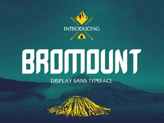 Bromount Typeface font