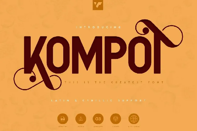 Kompot font