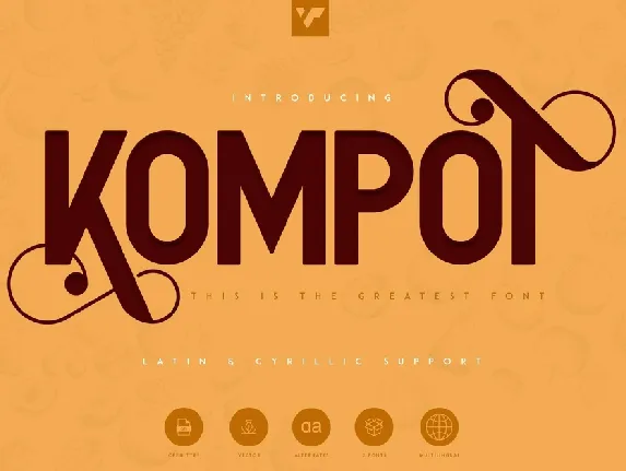 Kompot font