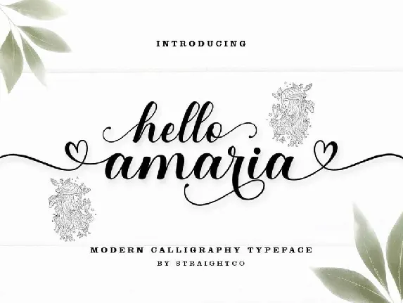 Hello Amaria font