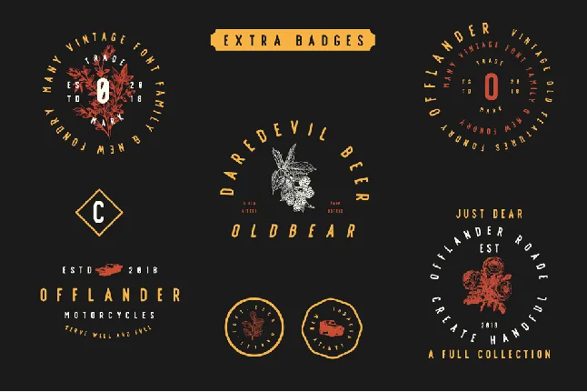 Offlander font