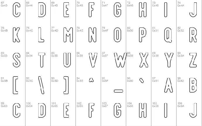 Offlander font