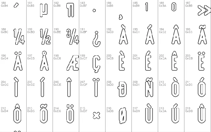 Offlander font