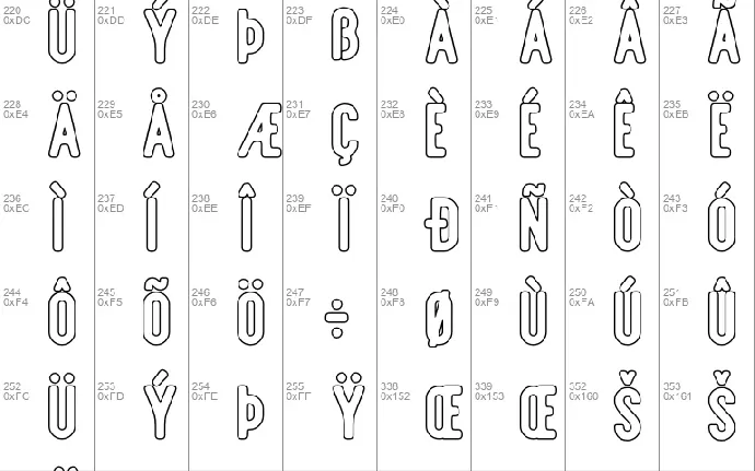 Offlander font