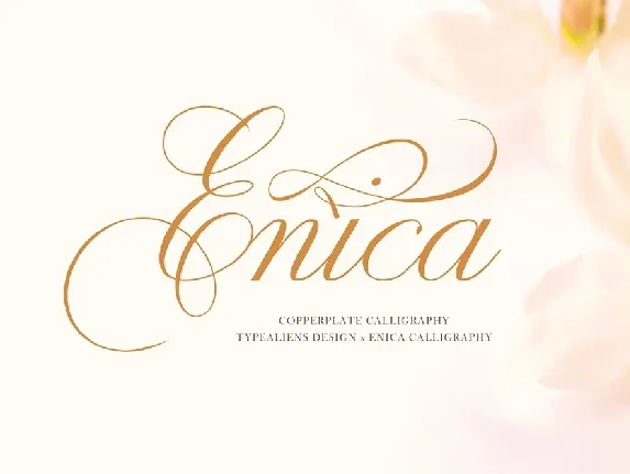 Enica Calligraphy font