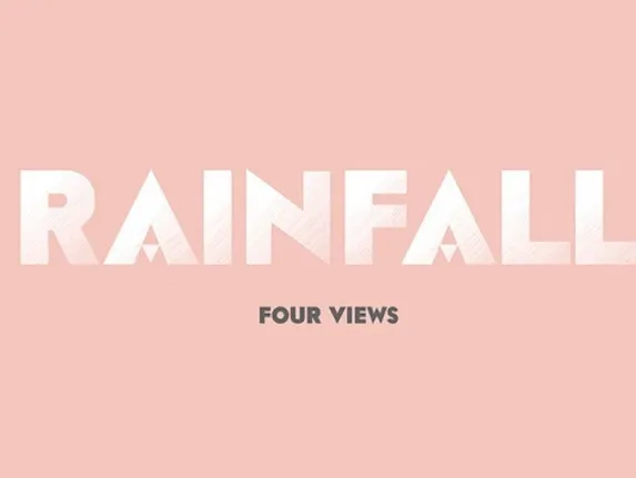 Rainfall font