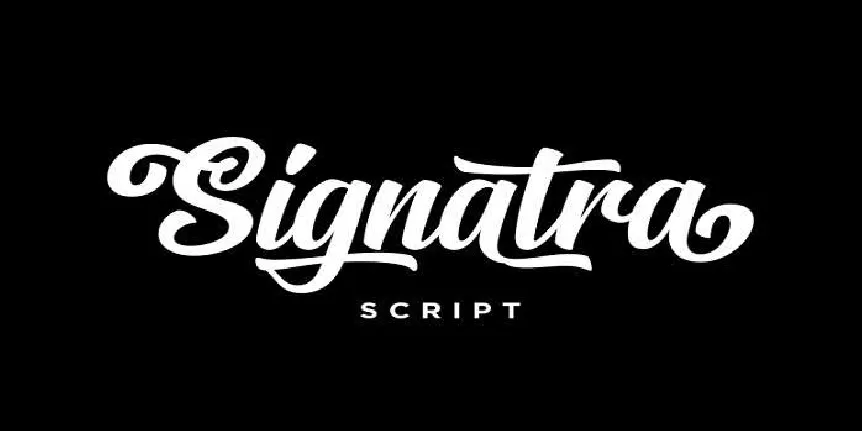 Signatra font