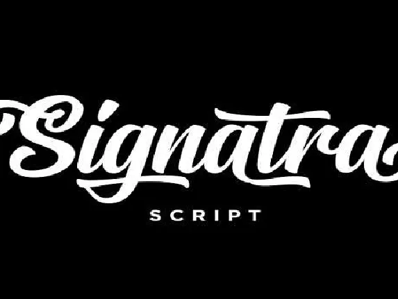 Signatra font