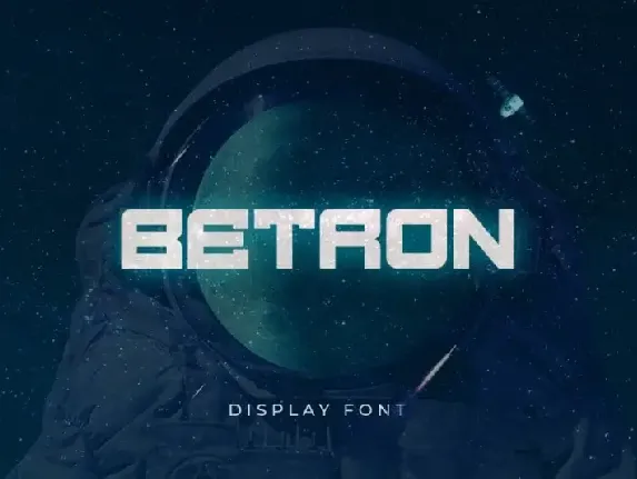 Betron Display font