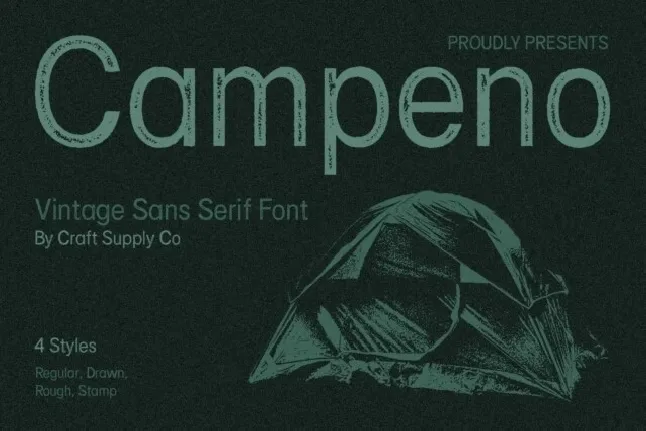 Campeno Vintage font