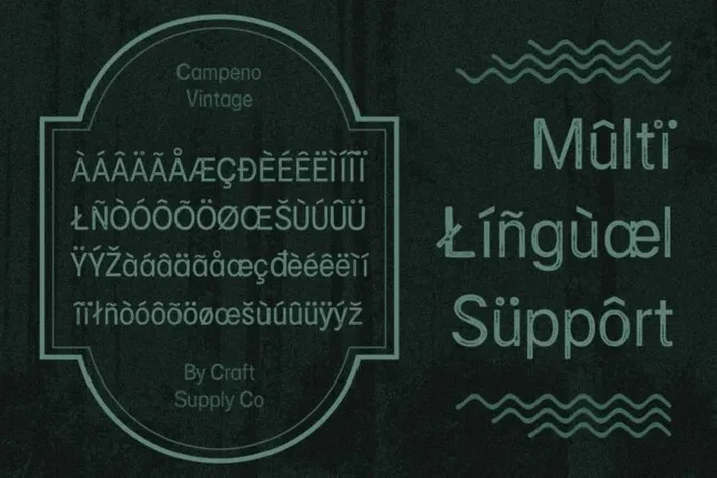 Campeno Vintage font